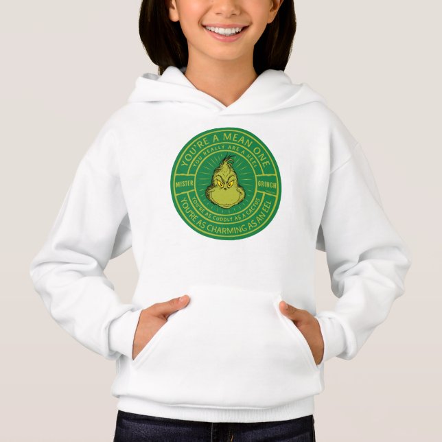 Du är en elak en herr Grinch märke T Shirt (Framsida)