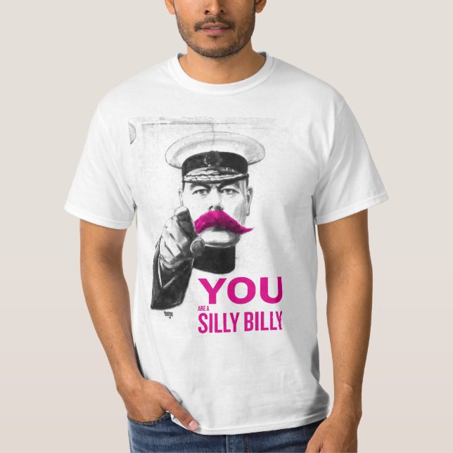 Du är en enfaldiga Billy T-shirt (Framsida)