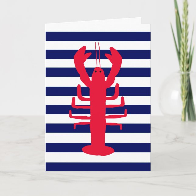 Du är en fångst! Lobster Helgkort (Framsida)