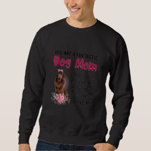 Du är en fantastisk Hund Lycklig Mors dag-lov Lång Ärmad Tröja