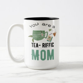 Du är en fantastisk mamma Två-Tonad mugg