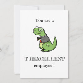 Du är en fantastisk uppskattningsdino för medarbet kort