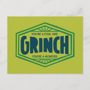 Du är en Foul One Grinch Vykort