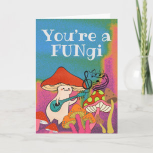 Du är en FUNgi Guitar som spelar Mushroom Kort