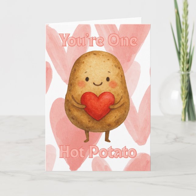 Du är en het potatis kort (Framsida)