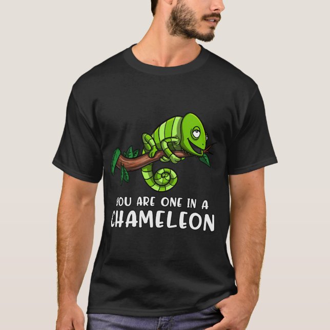 Du Är En I En Kameleont T Shirt (Framsida)