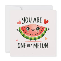 Du är en i en Melon - Cute Watermelon