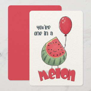 Du är en i en melon - en saftig skiva av skönhet inbjudningar