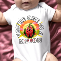 Du är en i en melon vattenmelon rolig design