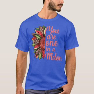 Du är en i en Melon Watermelon Solros Tropik T Shirt