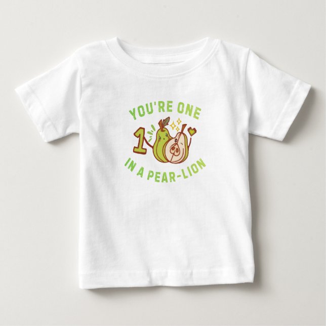 Du är en i en päron-ljon Päron Puns T Shirt (Framsida)