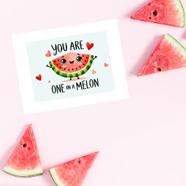 Du är en i ett Melon-kort Vykort