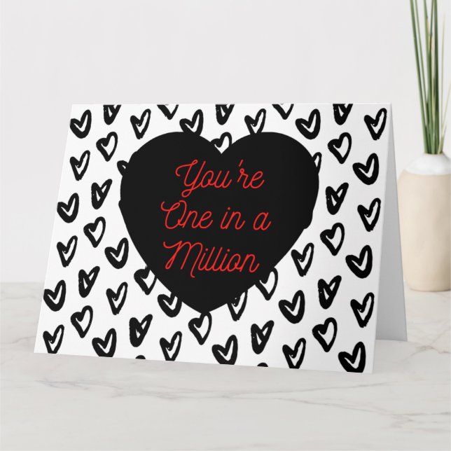 DU ÄR EN I ETT MILJONKORT KORT (Framsida)