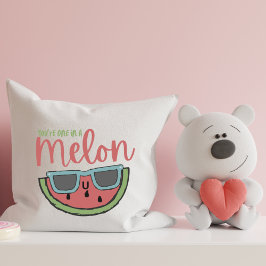 Du är en i Melon Dekorativ kudde