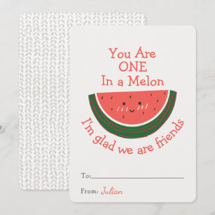 Du är en i Melon Valentines day Classroom