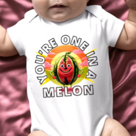 Du är en i Melon Watermelon Funny Design T Shirt