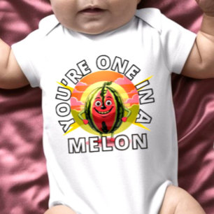 Du är en i Melon Watermelon Funny Design T Shirt