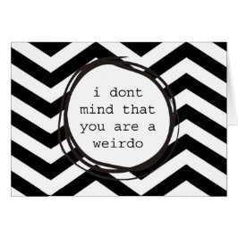 Du är en idiot. hälsningskort