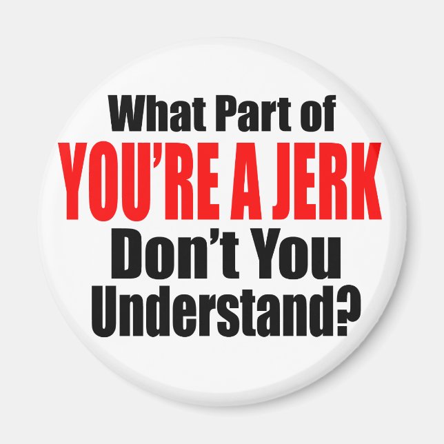 Du är en Idiot Magnet (Framsidan)