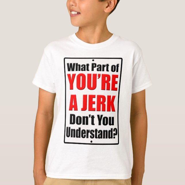 Du är en Idiot T-shirt (Framsida)