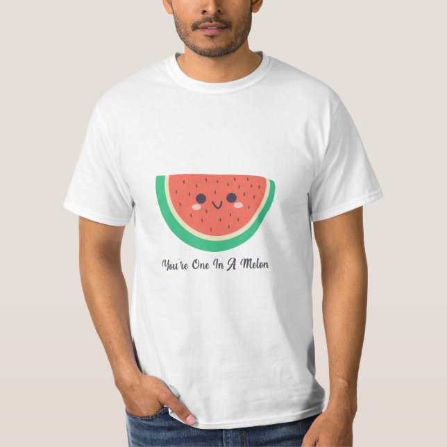 Du är en på en melon t shirt (Framsida)
