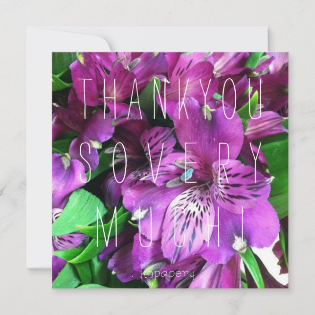 Du är en persika! Tackkort Tack Kort (Framsida)