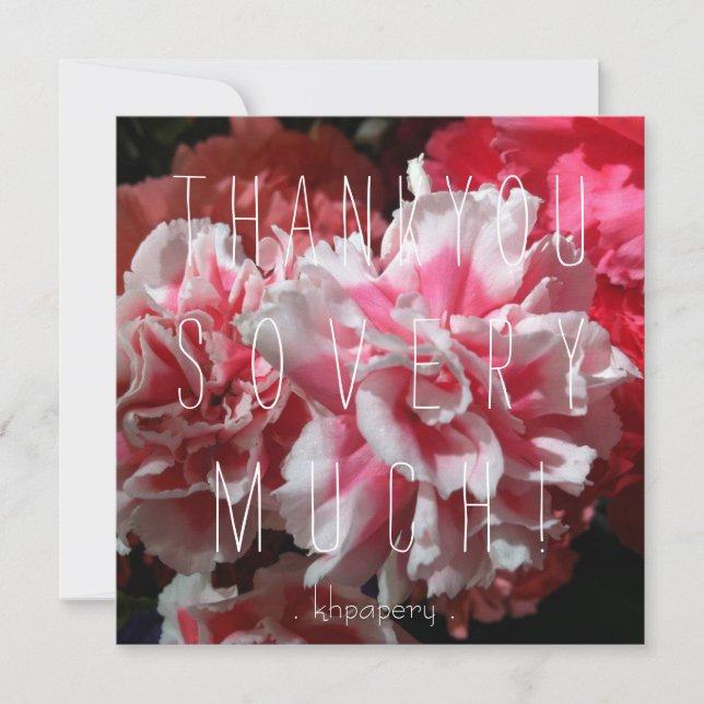 Du är en persika! Tackkort Tack Kort (Framsida)