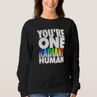 Du är en radikant human Bisexual Transgender Rain T Shirt