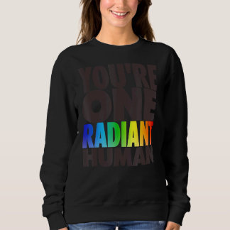 Du är en radikant human Bisexual Transgender Rain T Shirt