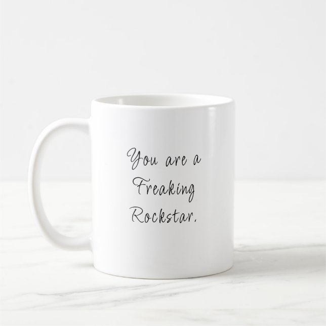 Du Är En Riktig Rockstjärna Mugg (Vänster)