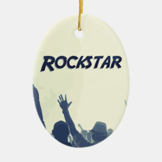 Du är en Rockstar! Julgransprydnad Keramik