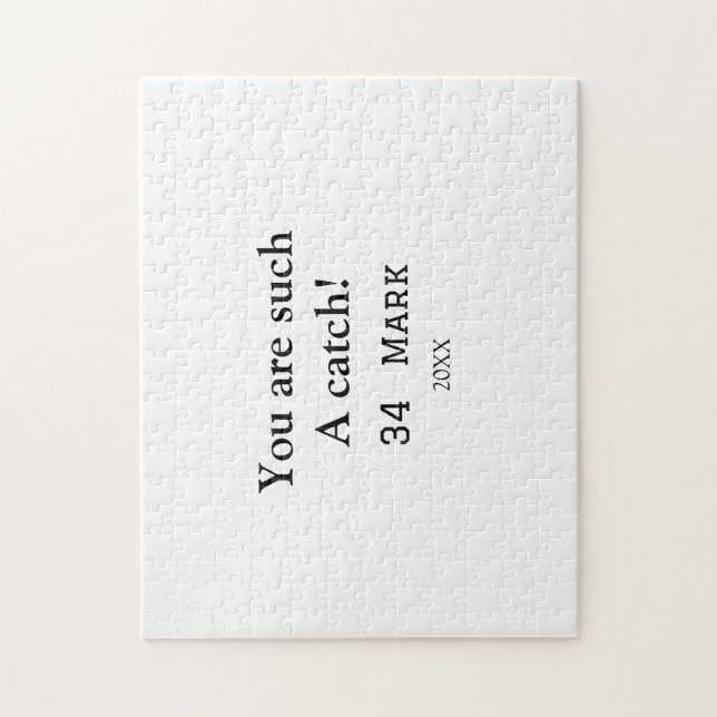 Du är en sån där kille-valentinsport. pussel (Vertikal)