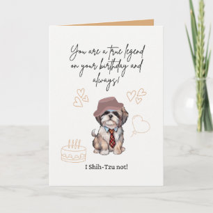 Du är en sann legend på din födelsedag och alltid kort