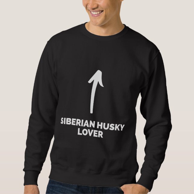 Du är en Siberian husky Lång Ärmad Tröja (Framsida)