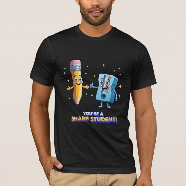 Du är en Skarp Student Cute Skol Puns T Shirt (Framsida)
