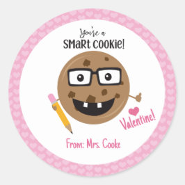 Du är en smart Cookie Cute Kids Classroom Teacher Runt Klistermärke
