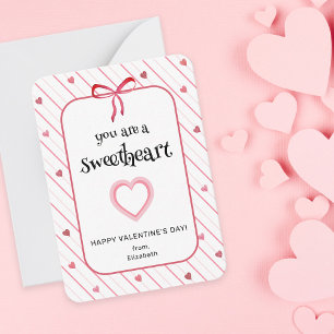 Du Är En Snällhjärtad Klassrumsvalentin Anteckningskort