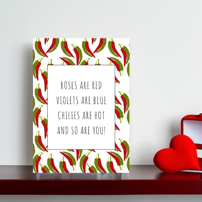 Du är en Söt Tekanna på Alla hjärtans dag. Julkort (Funny Valentines Card poem to someone hot!)