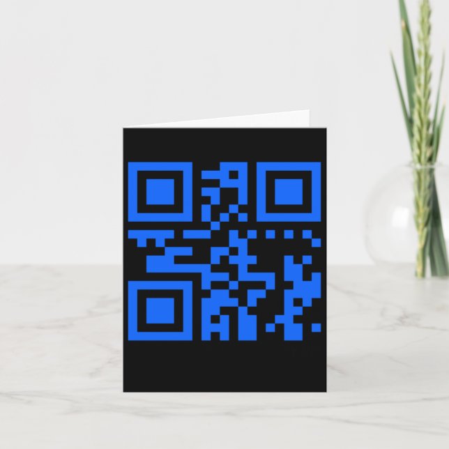 Du är en Speciell positiv QR-kodsetikett Kort (Framsida)