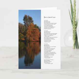 Du är en Speciell vän... Kort