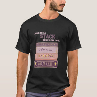 Du Är En Stack Över De Andra Bokläser Lunar M T Shirt