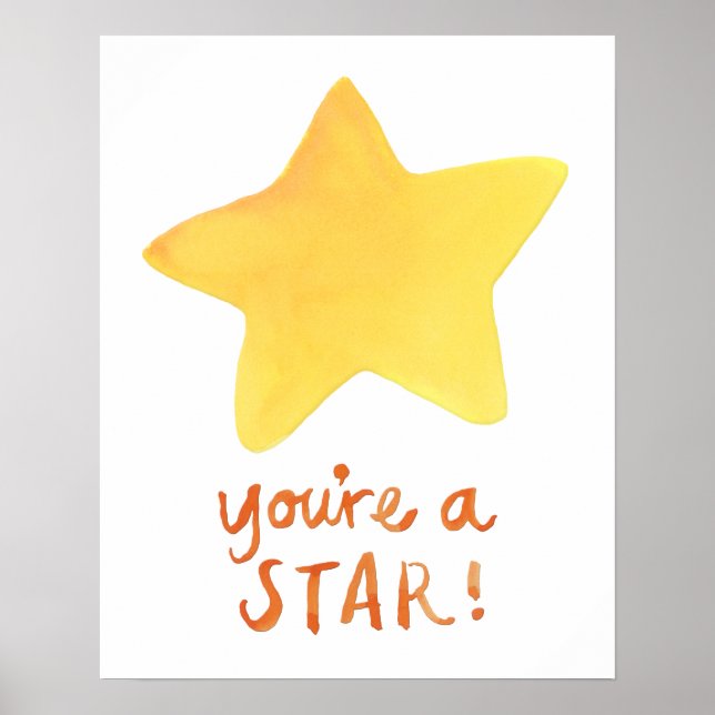 Du är en Star Poster (Framsidan)