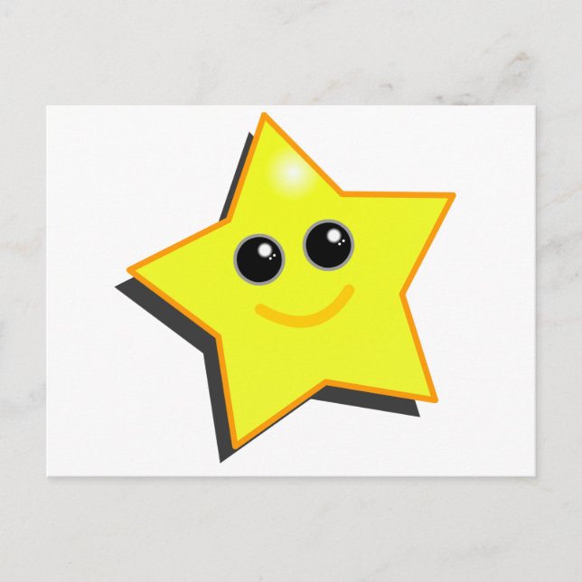 Du är en STAR! Vykort (Framsida)