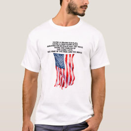 Du är en stor gammal flagga 4:e juli Amerika-pride T Shirt