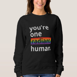 Du är en strålande mänsklig bisexuell transperson  t shirt