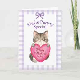 Du är en Super-Snurr-special Katt-valentin dagen Kort