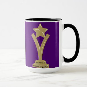 "Du är en superstjärna" Chef Dag Kaffe/Tea Mugg