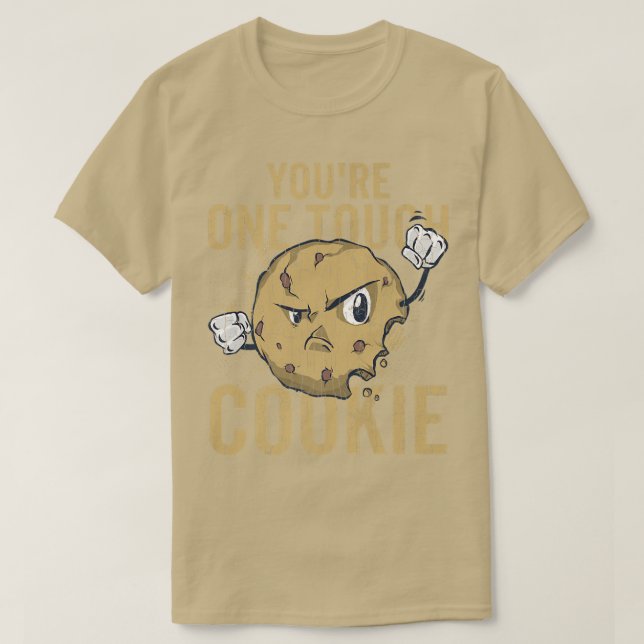 Du är en Tuff Cookie Funny Cookies Baker Baking T Shirt (Design framsida)