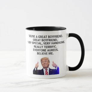 Du är en Underbar Boykompis, lustig Trump Mugg