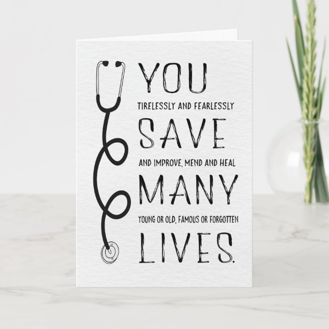 Du är en Underbar Doktor, Skapar en bättre Ställe Kort (Framsida)